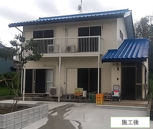 大網白里市での外壁塗装　工事完工！ご近所様３棟目！　2409182