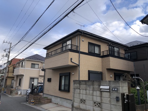 市川市K様邸外壁屋根塗装工事2