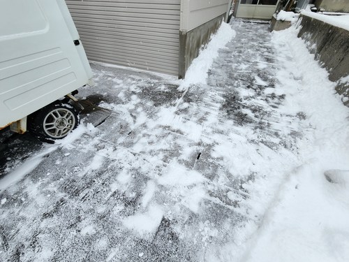 間口の除雪