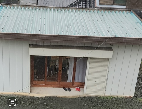 施工前の折半屋根