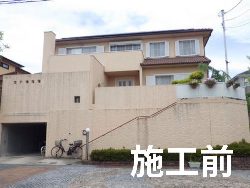 三田市K様邸の外壁塗装と笠木取付け工事が完了！美しい仕上がりに！2