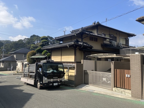 純和風住宅の塗装工事着工します＾＾2